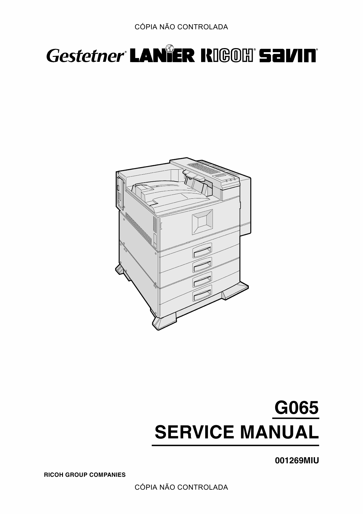 RICOH Aficio AP-4510 G065 Service Manual-1